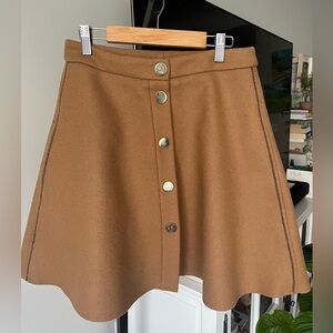 Maje Wool Skirt
